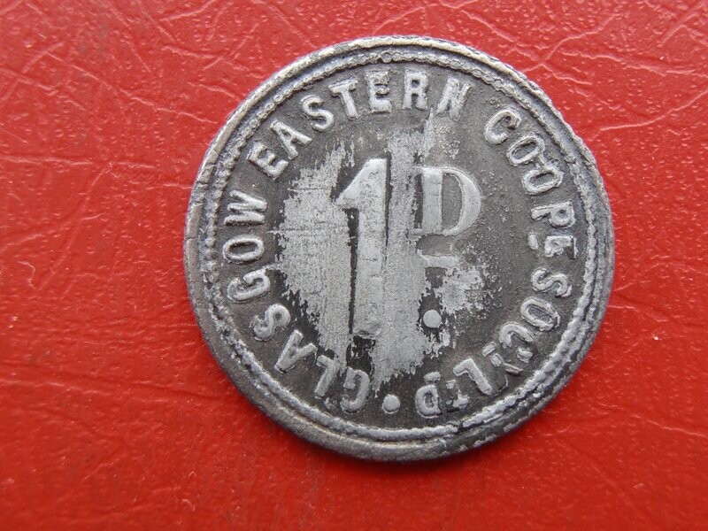 Glasgow Eastern Coop Society 1d