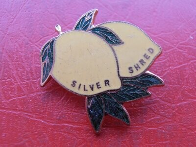 Silver Shred Advertising Badge