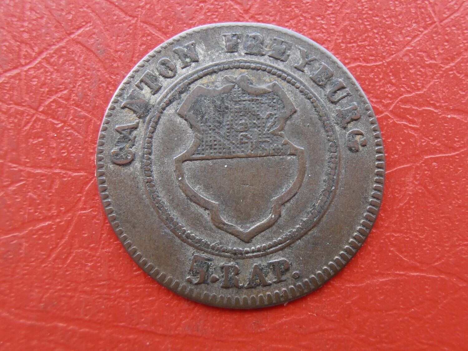 Switzerland Freyburg 5 Rappen  -  1830