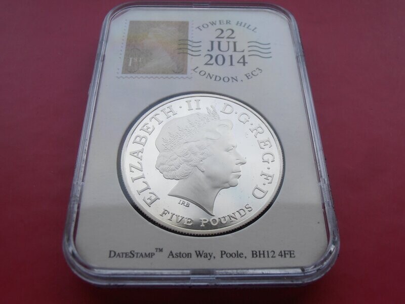 Five Pound Silver Proof Crown  -  2014 (1st Birthday Prince George)