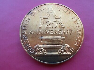 25th Anniversary Medal of Coronation 1978 (Silver)