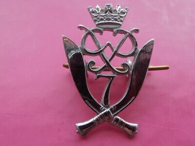 7th Gurkha Rifles Collar Badge