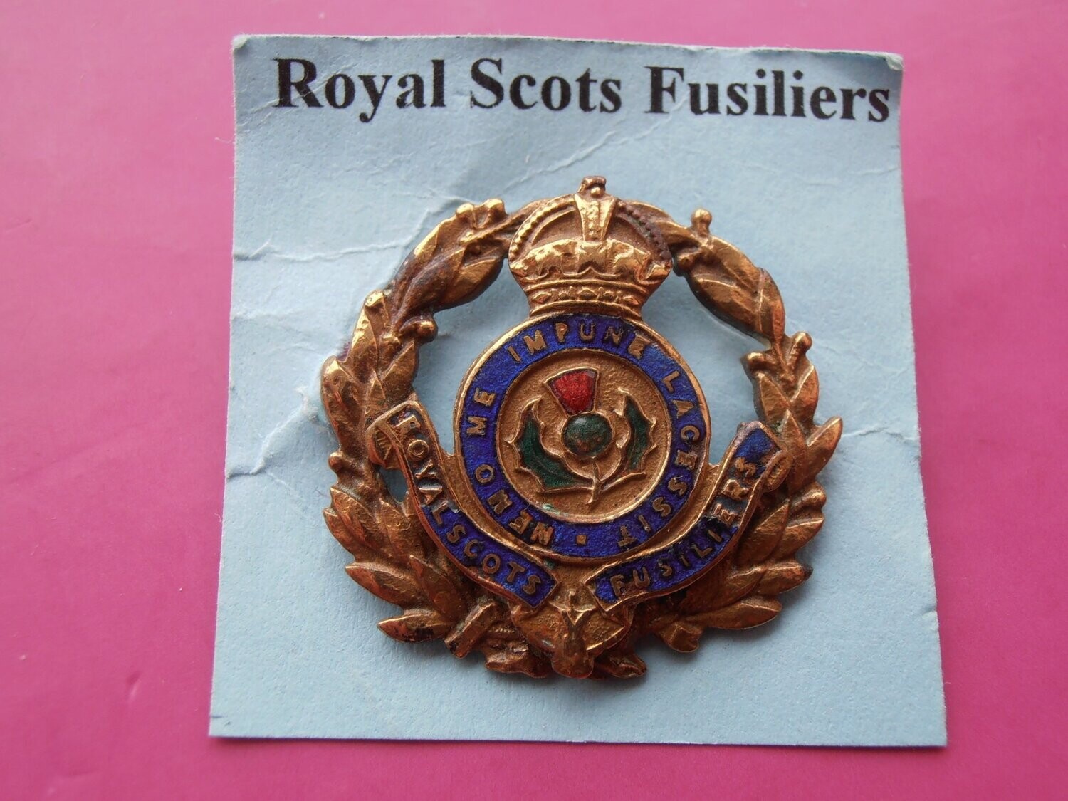 Royal Scots Fusiliers Sweetheart