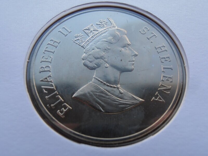 St Helena 50 Pence First Day Coin Cover  -  1995