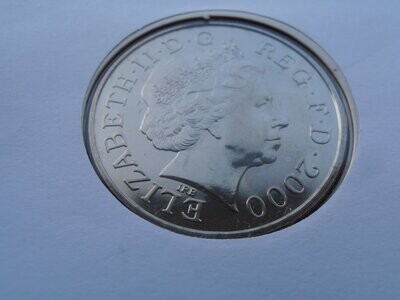 United Kingdom £5 Crown First Day Coin Cover - 2000