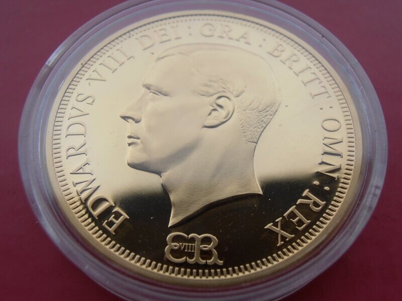 Edward VIII Pattern Coin Medal  -  2011