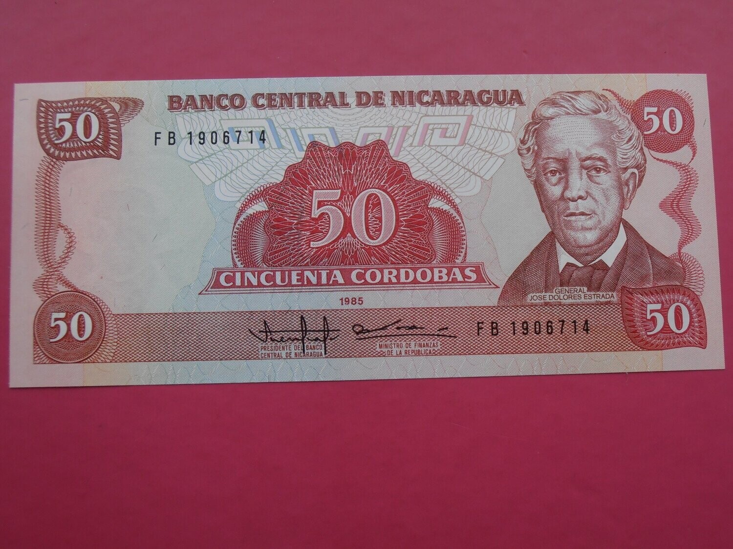 Nicaragua 50 Cordobas - 1985