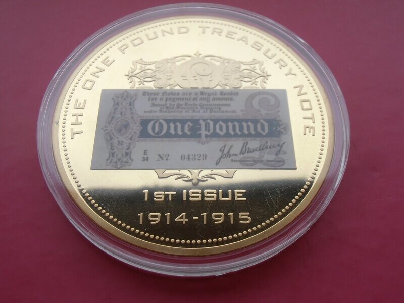 One Pound 1st Series 1914 Medal  -  2014