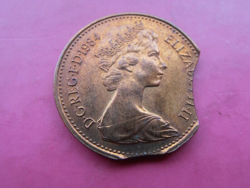 One Pence  -  1984  (Mint Error)
