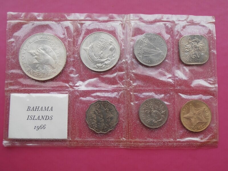 Bahamas Mint Set  -  1966