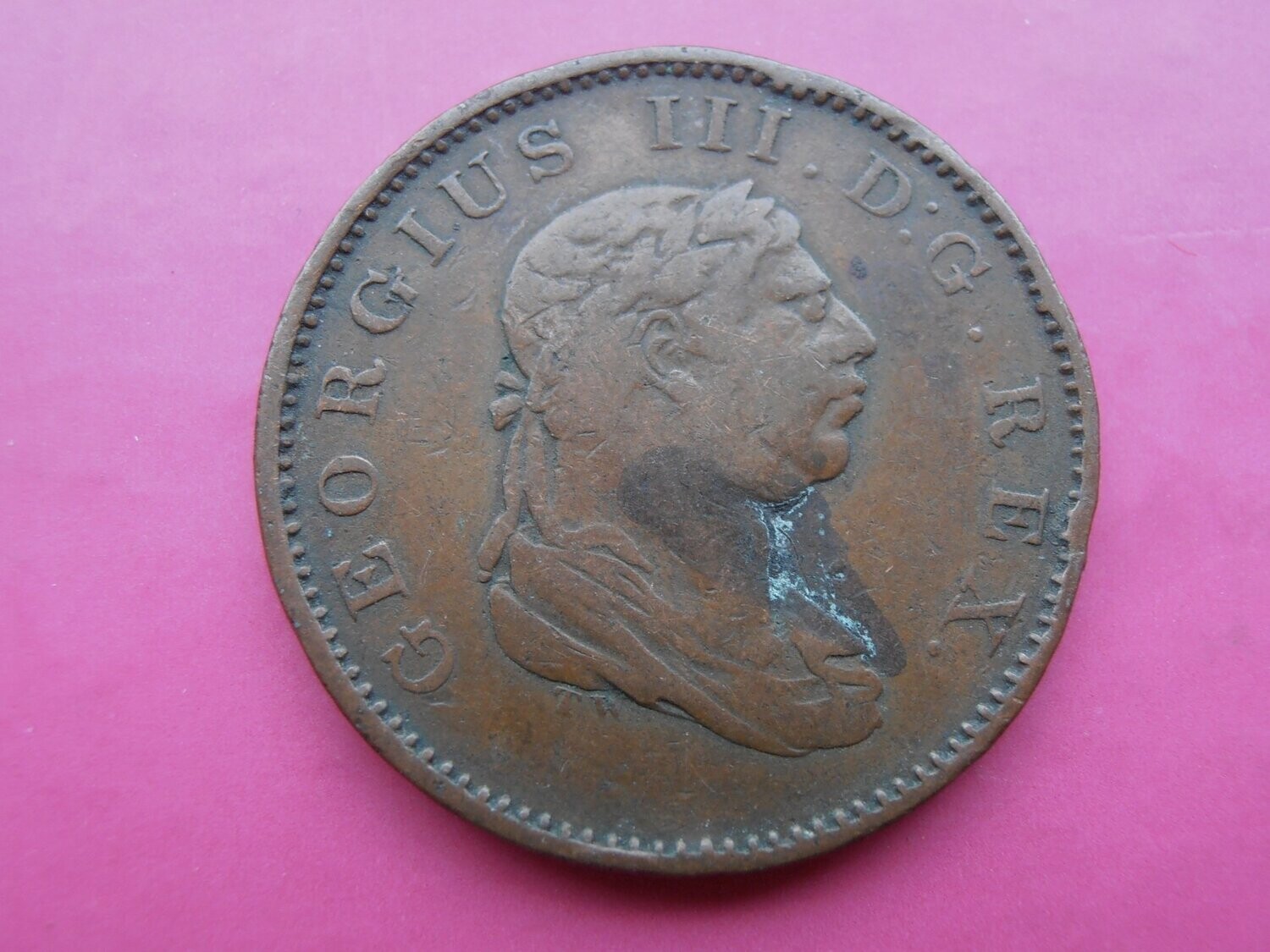 Essequebo & Demarary Half Stiver  -  1813