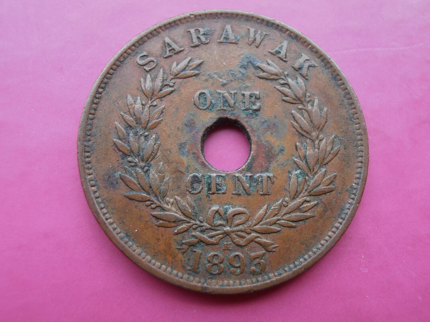 Sarawak 1 Cent  -  1893H
