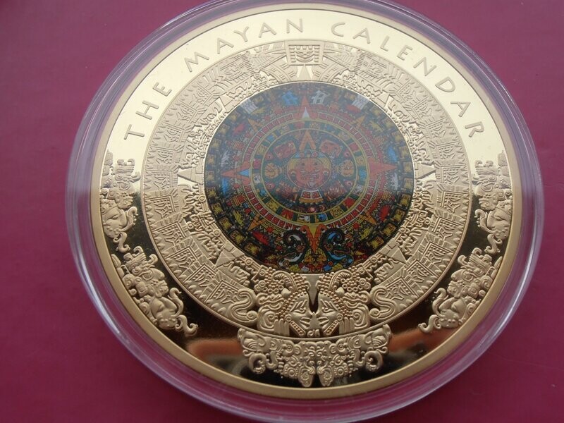 Mayan Culture Mayan Calander Medal  -  2012