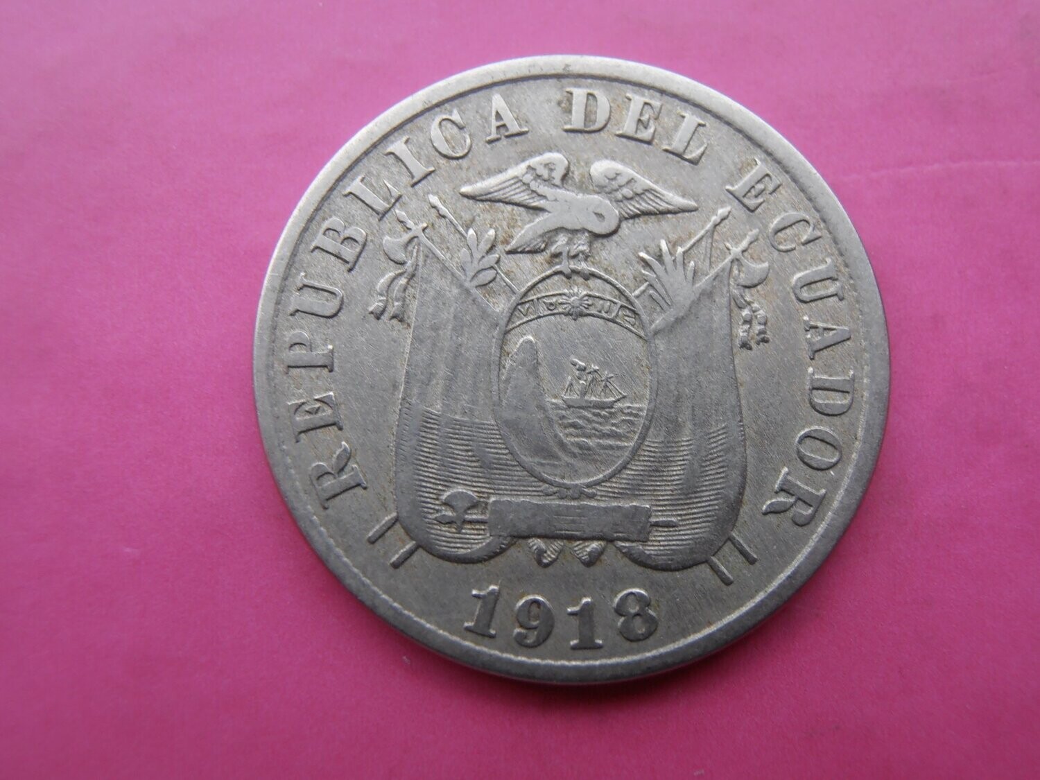 Ecuador 5 Centavos  -  1918