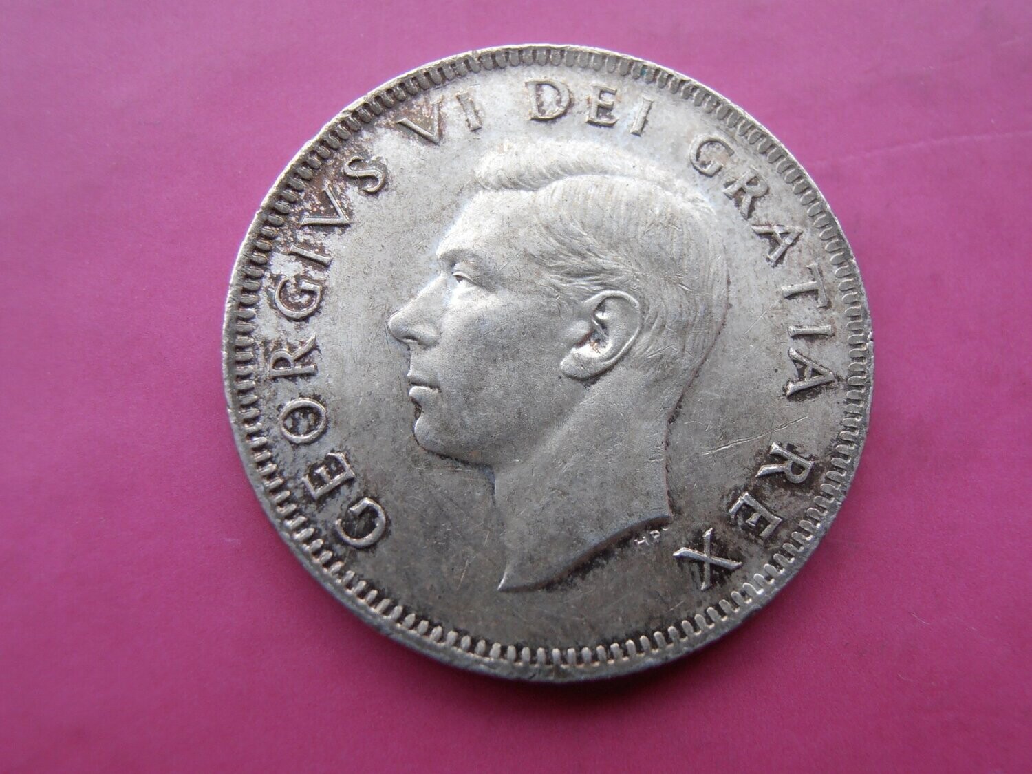 Canada 25 Cents  -  1949