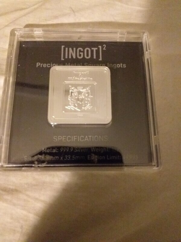 One Ounce Silver Ingot
