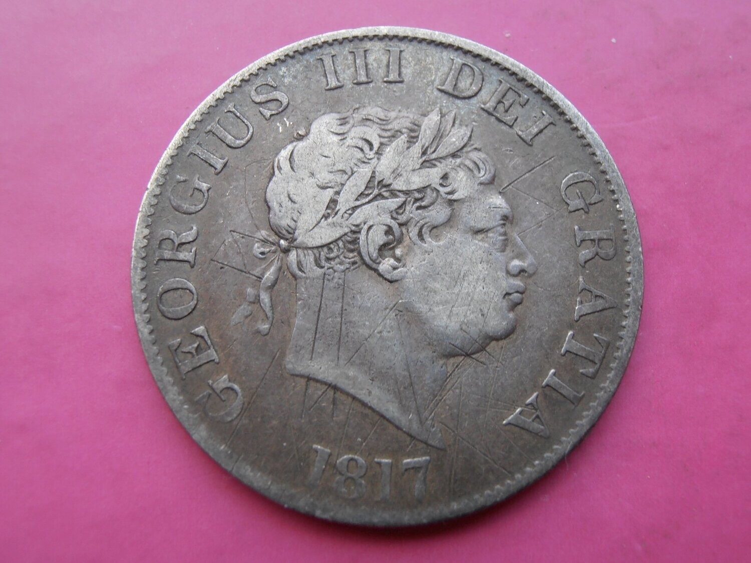 1817  -  Halfcrown  (Small Head)