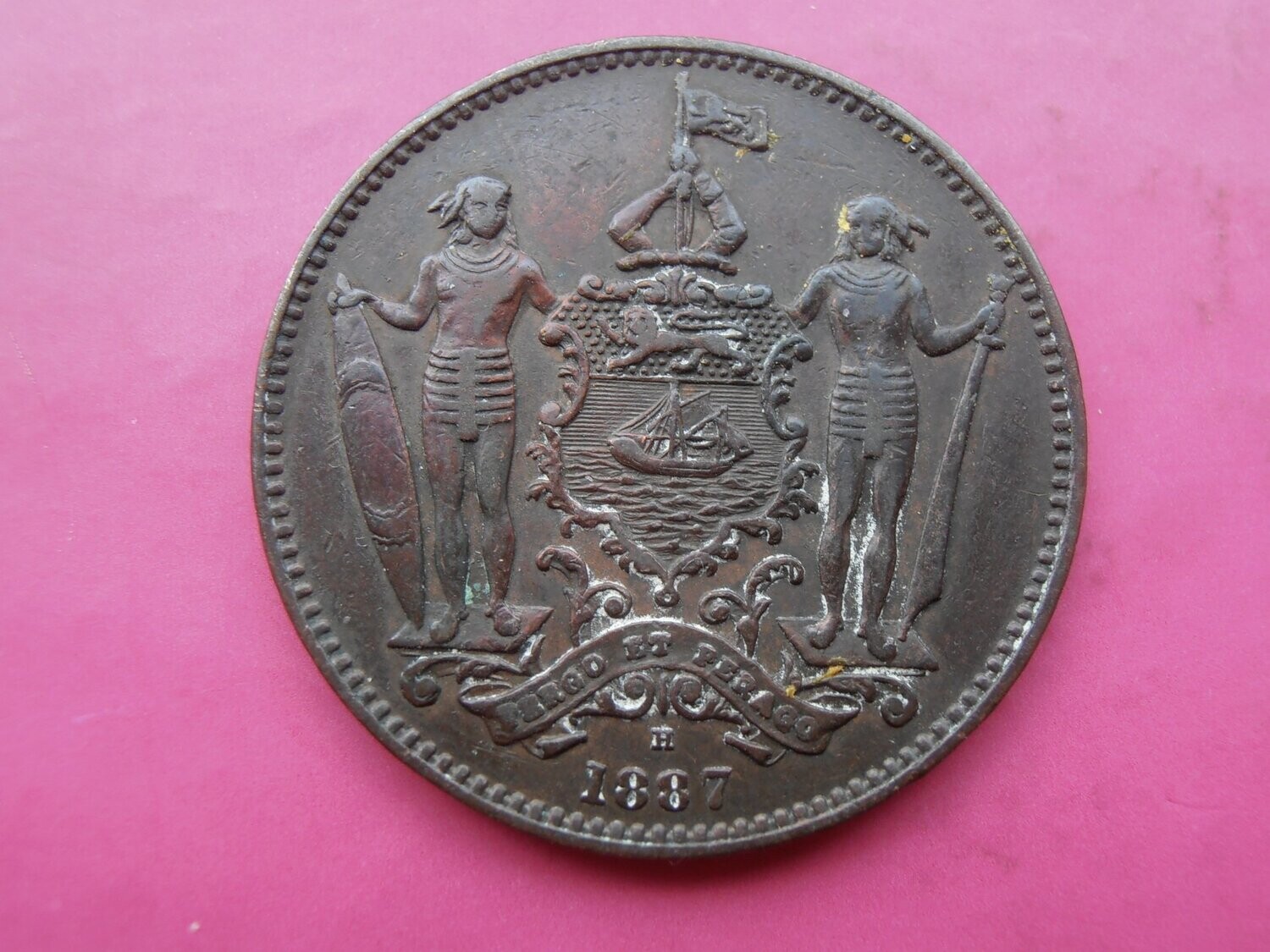 British North Borneo 1 Cent  -  1887
