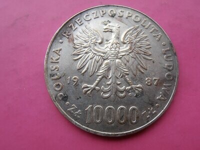 Poland 10000 Zlote - 1987
