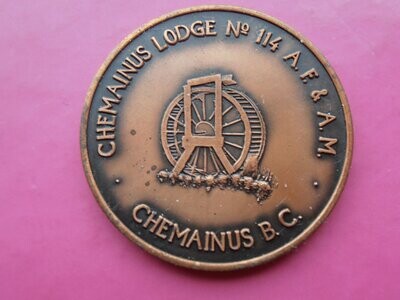 Masonic Penny Token Chemainus Lodge No114