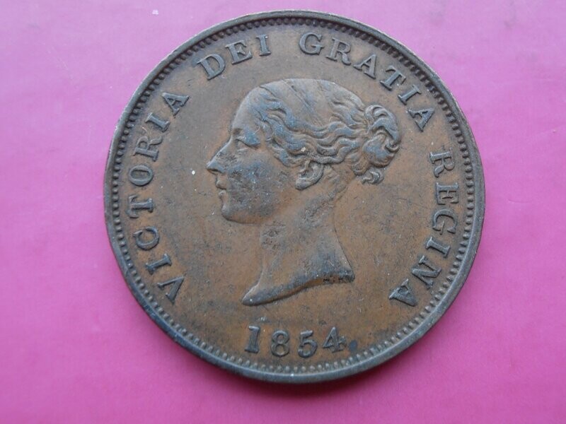 Canada New Brunswick Penny  -  1854