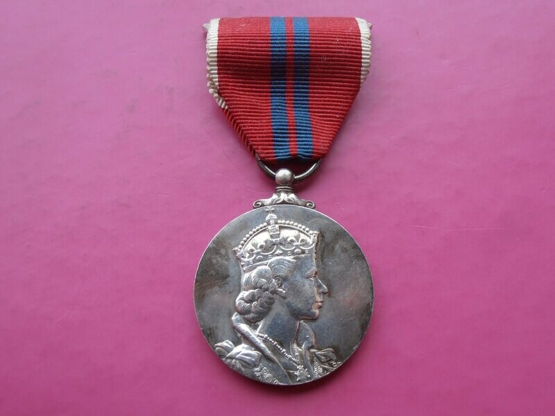 Official Coronation Medal  -  1953