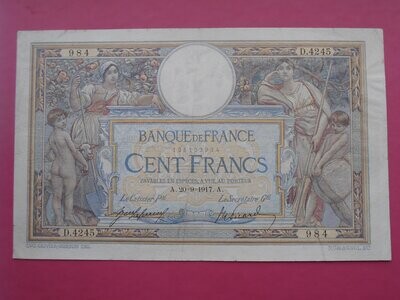 France 100 Francs - 1917