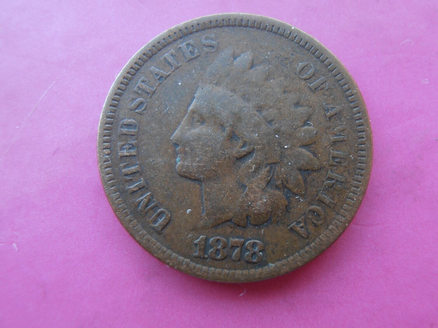 United States Cent  -  1878