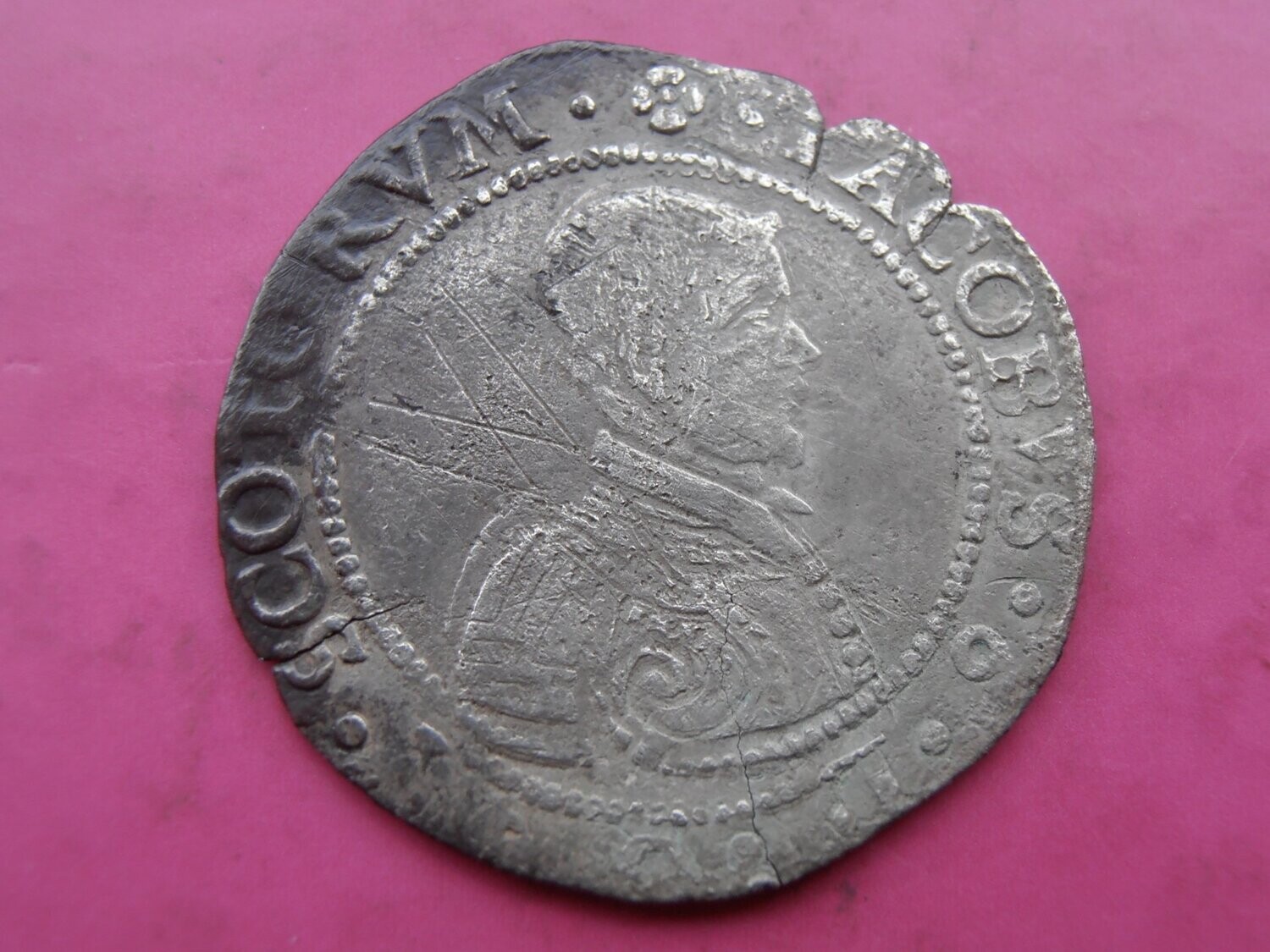 James VI 10 Shillings  -  1598