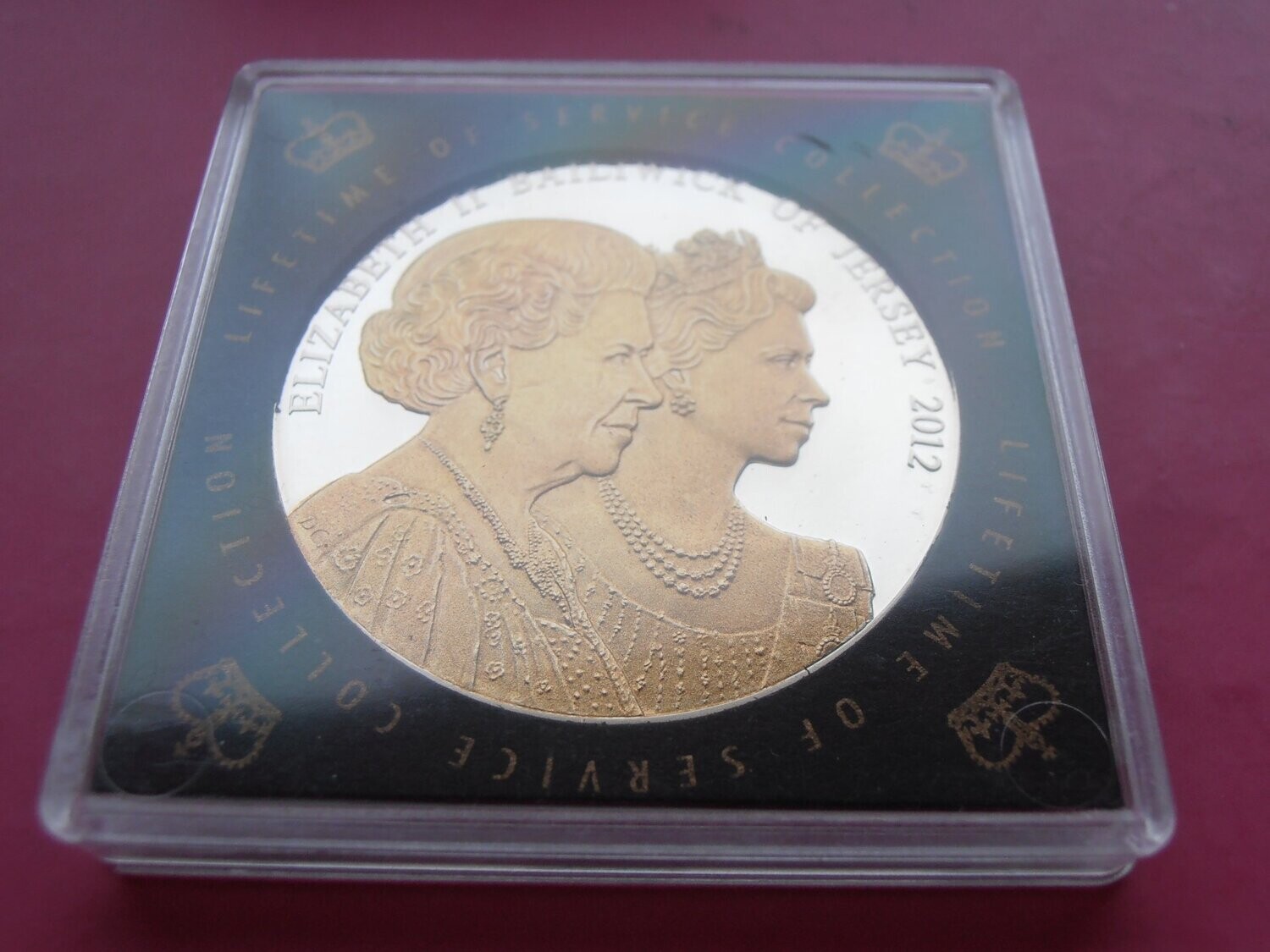 Jersey £5 Silver Proof - 2012 (Diamond Jubilee)
