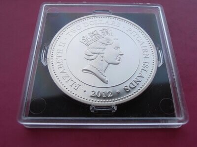 Pitcairn Islands 2 Dollars Silver Proof - 2012 (Diamond Jubilee)