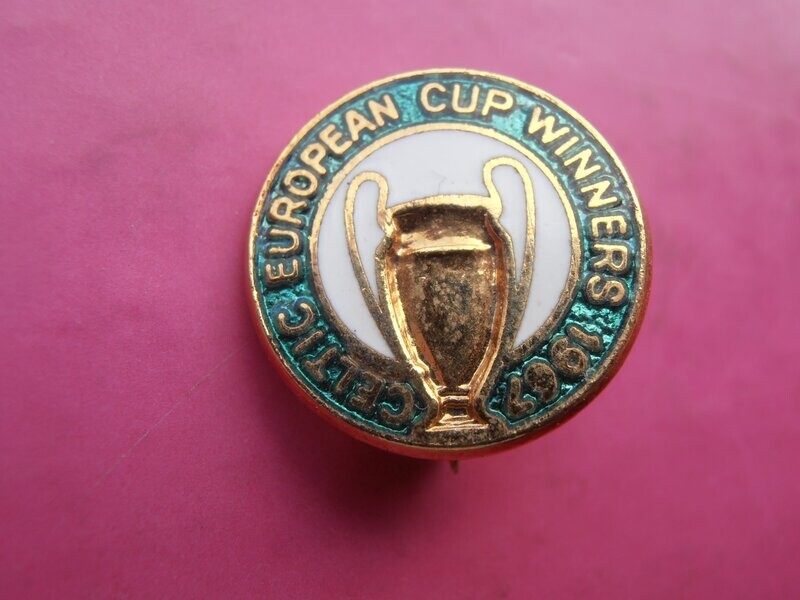 Celtic European Cup Winners Badge  -  1967