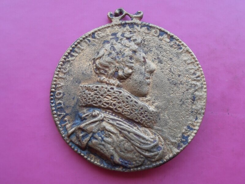 France Louis XIII and Anne of Austria Medal  -  C1620