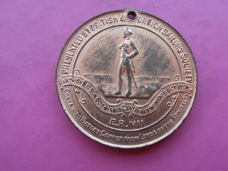 Centenary of Trafalgar Medal  -  1905