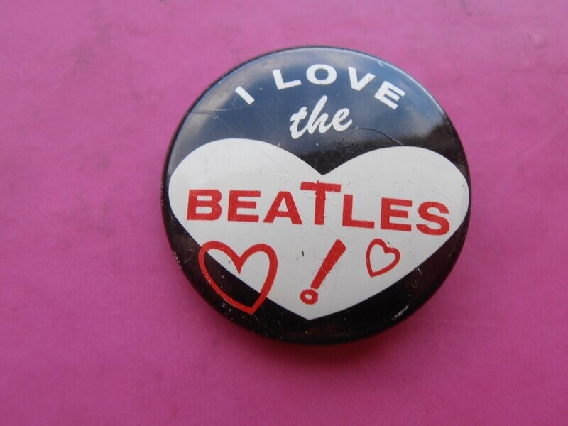 I love the Beatles Badge  -  1964
