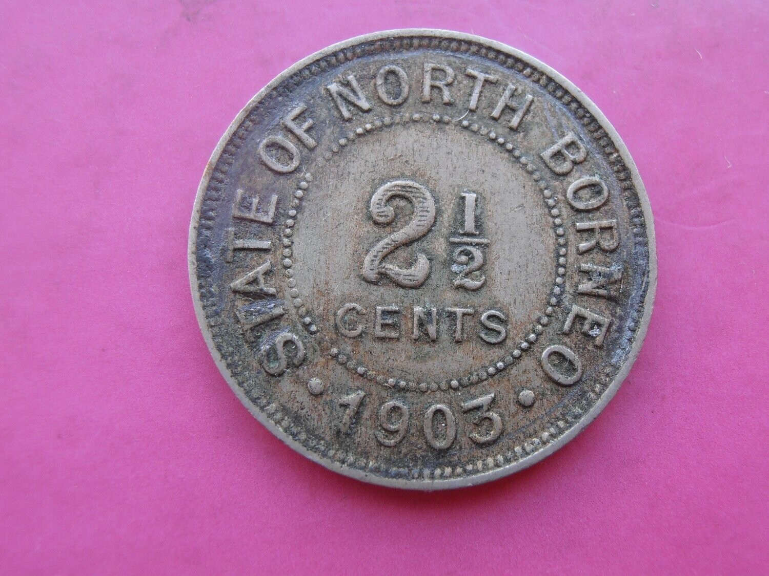 State of North Borneo 2-1/2 Cents  -  1903
