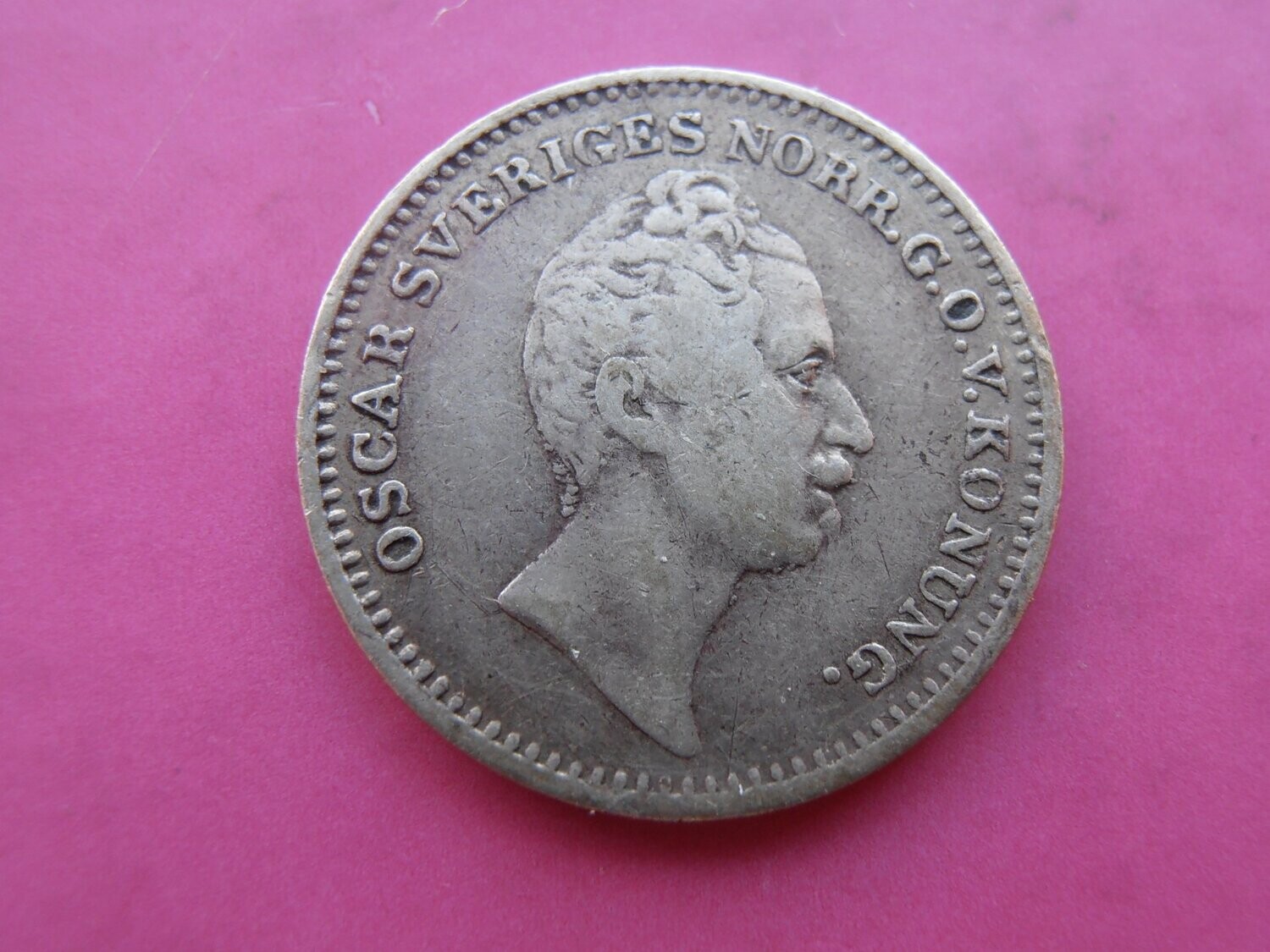 Sweden 1/16th Riksdaler  -  1851
