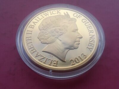 Guernsey Fifty Pence - 2013 (Golden Arrow)