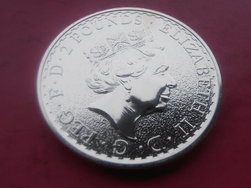 2017  -  Two Pounds Fine Silver (Year of the Rooster)
