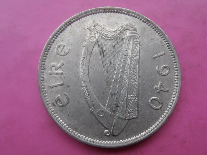 Ireland Halfcrown  -  1940