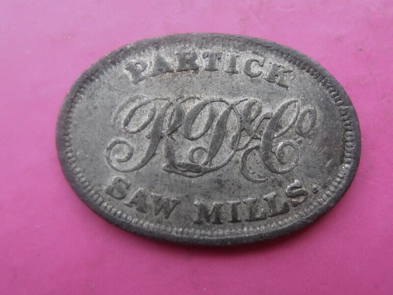 Partick Sawmills Token  (Very Rare)