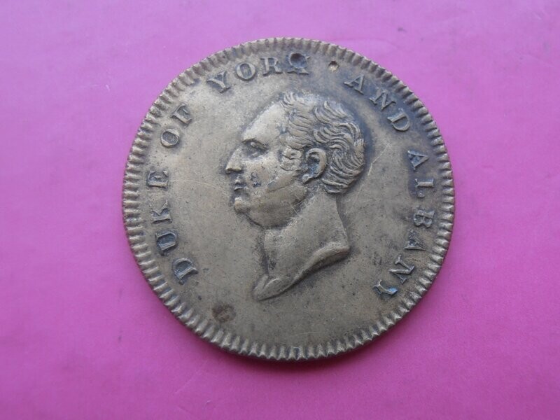 Duke of York Death Medal  -  1827