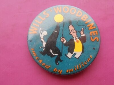 Wills Woodbine Advertising Badge