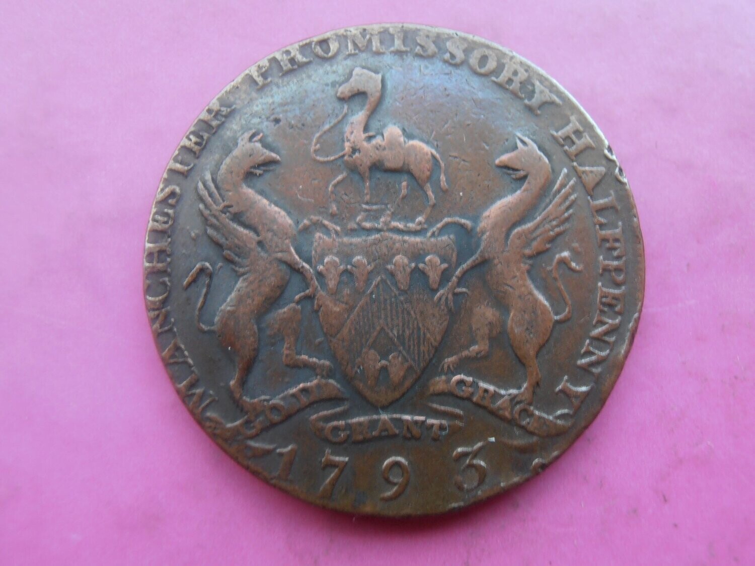 Manchester Halfpenny - 1793
