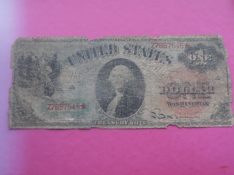 United States 1 Dollar  -  1869