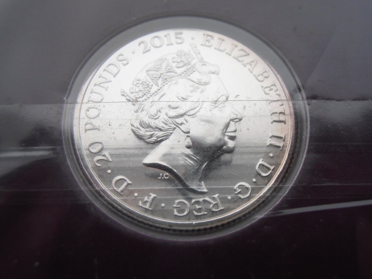 Silver Twenty Pounds - 2015 (The Longest Reigning Monarch)