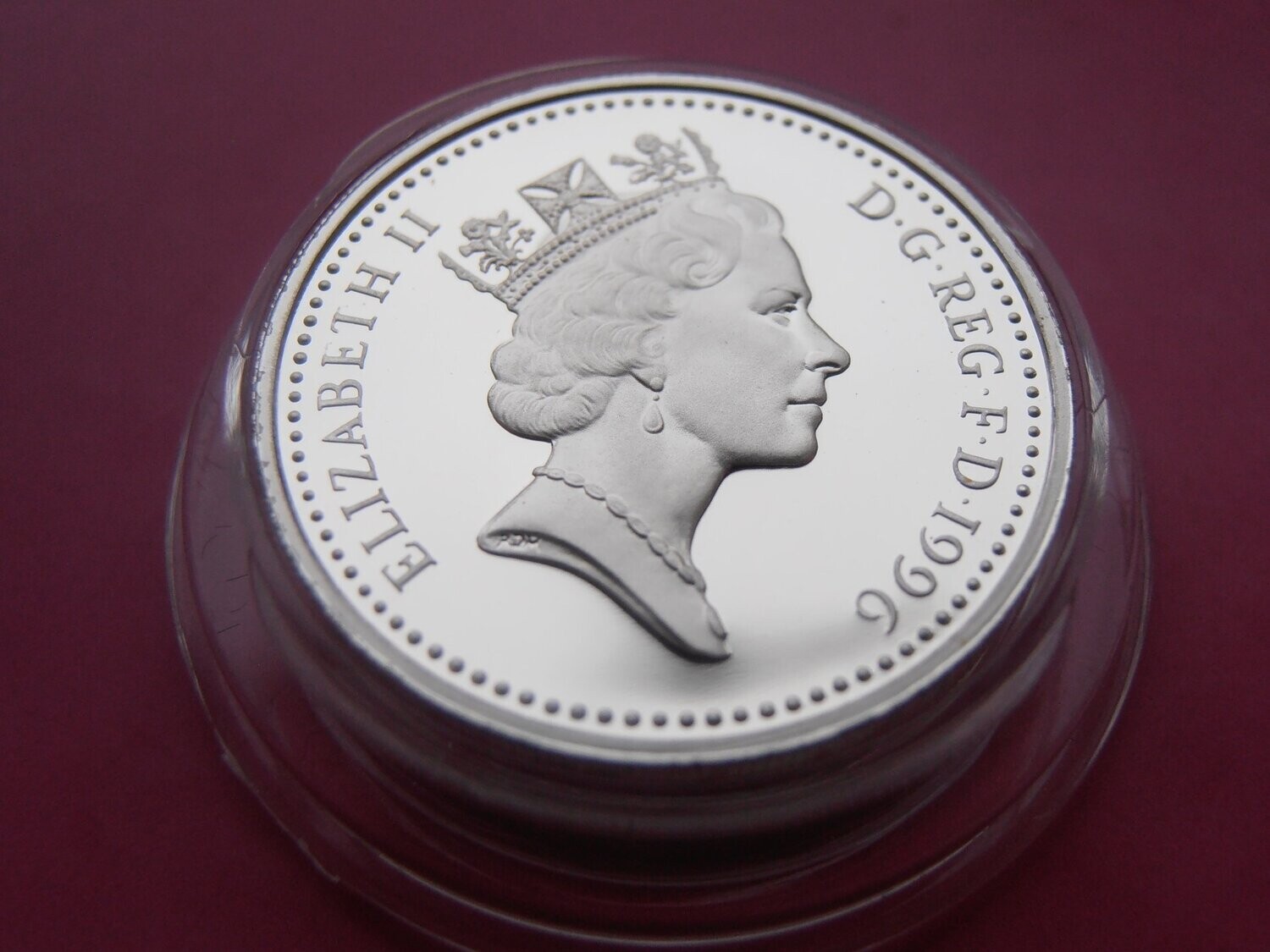 1996 - Silver Proof £1  MRPD1