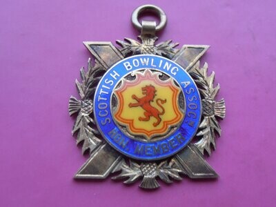 Scottish Bowling Association Honourary Members Medal - 1939