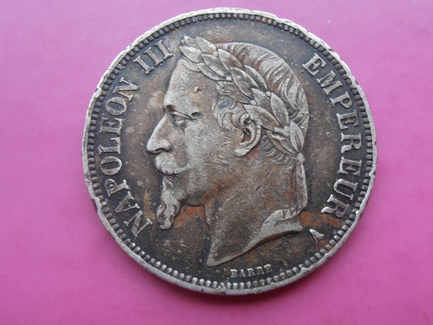 France 5 Francs  -  1868A