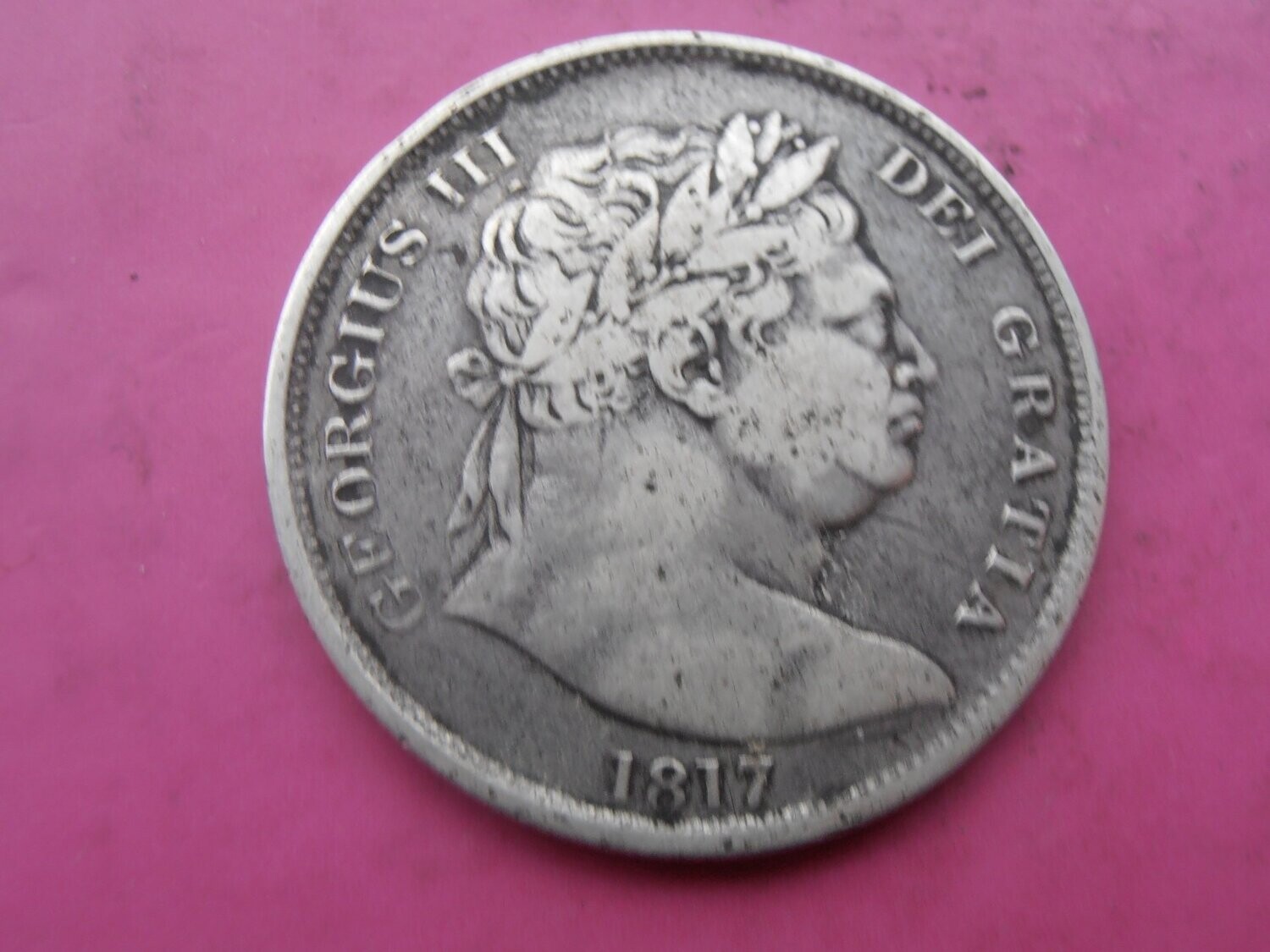 1817  -  Halfcrown (Bull Head)